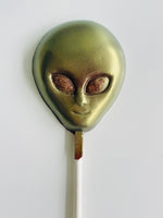 Chocolate Alien Lollipop