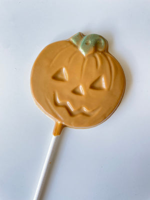 Pumpkin Lollipops