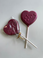 Chocolate Heart Lollipop