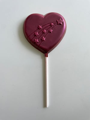 Chocolate Heart Lollipop