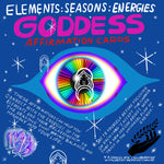 Goddess Cards~set of 4 affirmation cards on the elements. A collaboration w/ Artist Merrilee Challiss